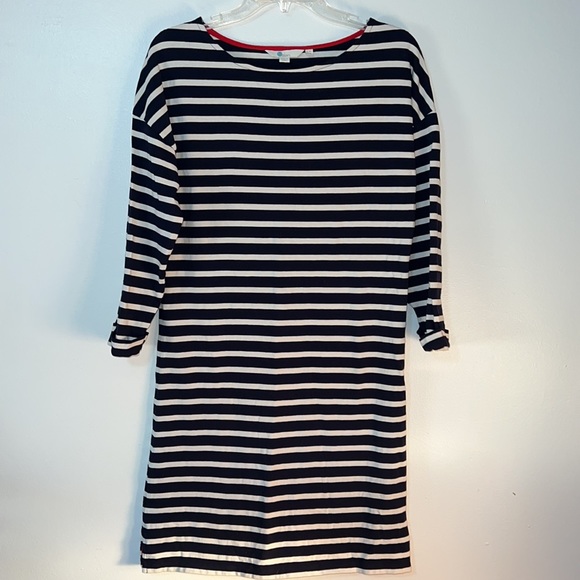 Boden Breton Navy & Cream Striped Dress - Picture 2 of 6